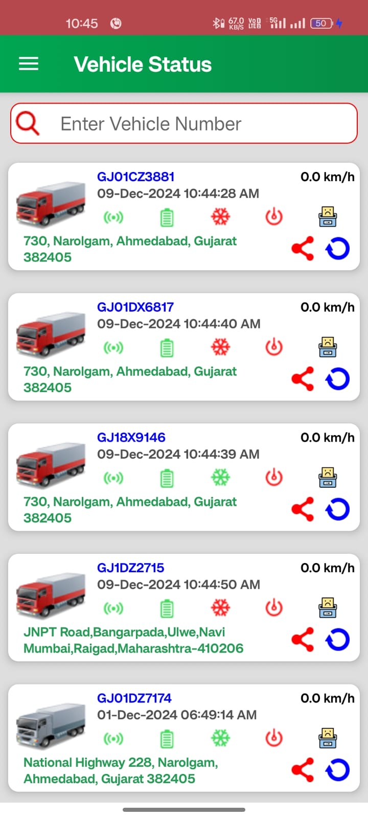 speed monitor report