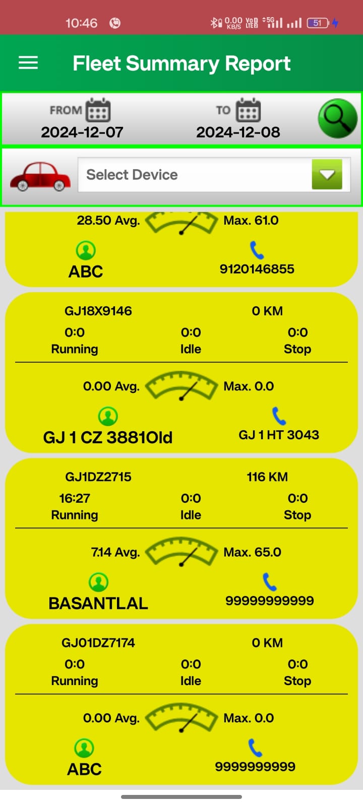Bonrix fleet tracking with weather data